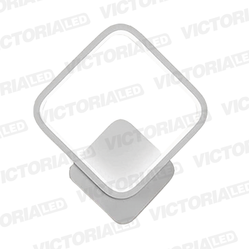 LAMPARA DECORATIVA DE PARED LED METAL/SILICON 6K WHITE