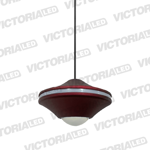 LAMPARA DECORATIVA LED 8W 3000K ALUM/ACRILICO BROWN