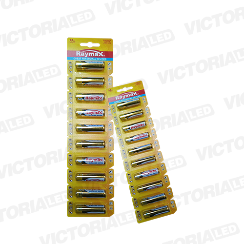 PILAS AAA RAYMAX ALCALINAS 1.5V X 10 (10BLISTER)