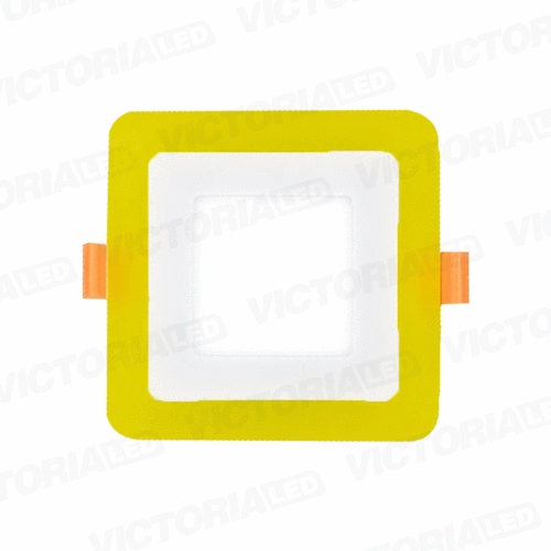 VICTORIA LED PANEL EMP CUA 12W+4W AMARILLO 40U/C