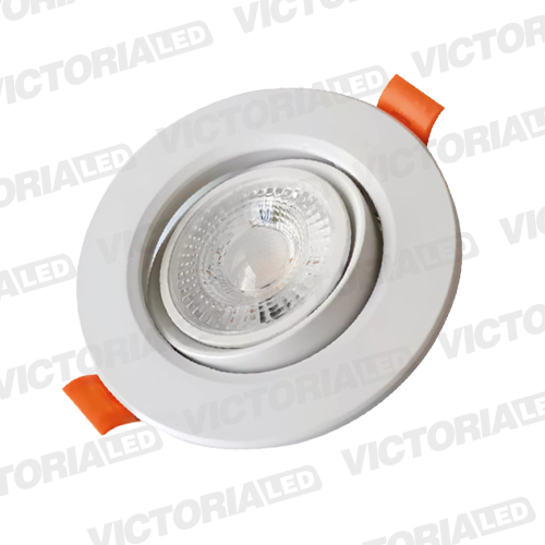 OJO DE BUEY 7W 3000K REDONDO BLANCO 100U/C