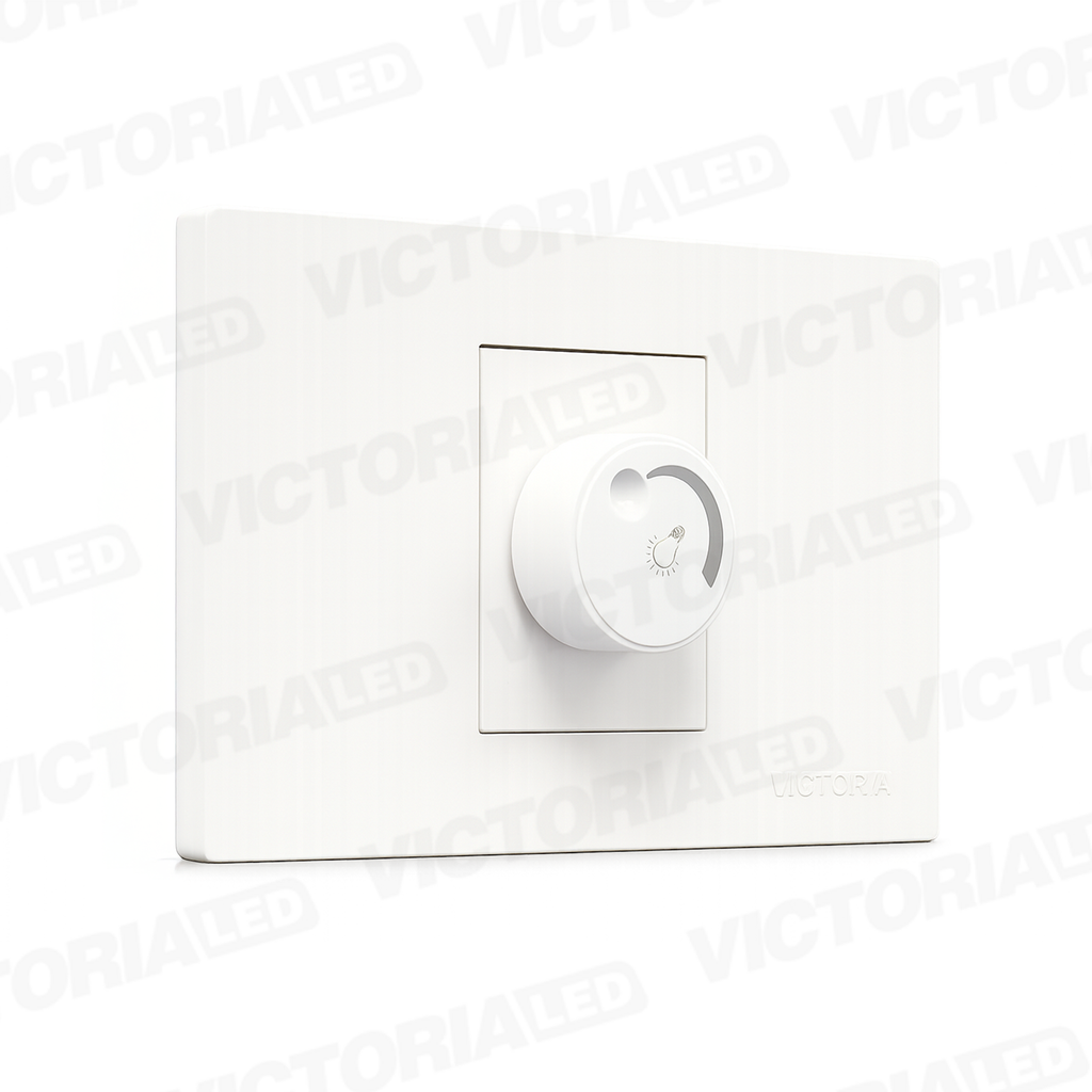 INTERRUPTOR DIMMER SIMPLE 300W 125/250V PC BLANCO 5U/C