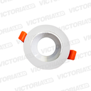 CARCASA REDONDA 90X30MM BLANCA 100U/C