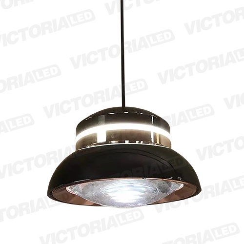 [P120 BLACK] LAMPARA DECORATIVA LED 12W 3000K ALUMINIO BLACK