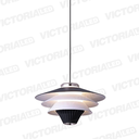 LAMPARA DECORATIVA LED 12W 3000K ALUMINIO BLACK