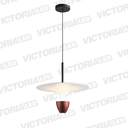 LAMPARA DECORATIVA LED 12W 3000K ALUMINIO BROWN