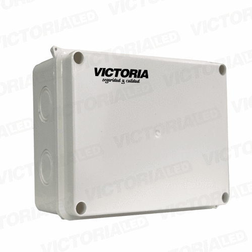 VICTORIA LED CAJA DE PASO 200X155X80MM 40U/C