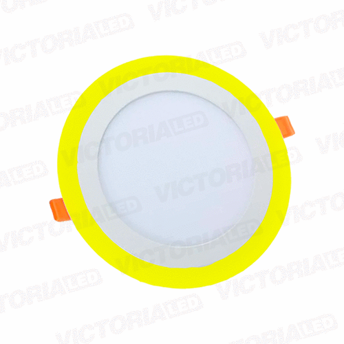 VICTORIA LED PANEL EMP RED 12W+4W AMARILLO 40U/C