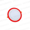 VICTORIA LED PANEL EMP RED 3W+3W ROJO 100U/C