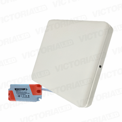 [LV-213 24W 6500K] VICTORIA LED PANEL SIN BORDE 24W SOBREPUESTO CUADRADO 20U/C