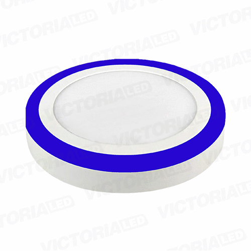 VICTORIA LED PANEL SOB RED 12W+4W AZUL 40U/C