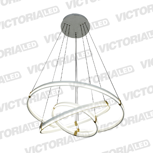 [L105-136W WHITE] LAMPARA DECORATIVA DE TECHO LED 136W WHITE