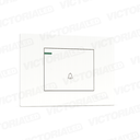 PULSADOR TIMBRE 16A 125/250V PC BLANCO 10U/C