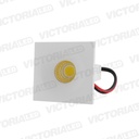 OJO DE BUEY 3W 6500K CUADRADO BLANCO