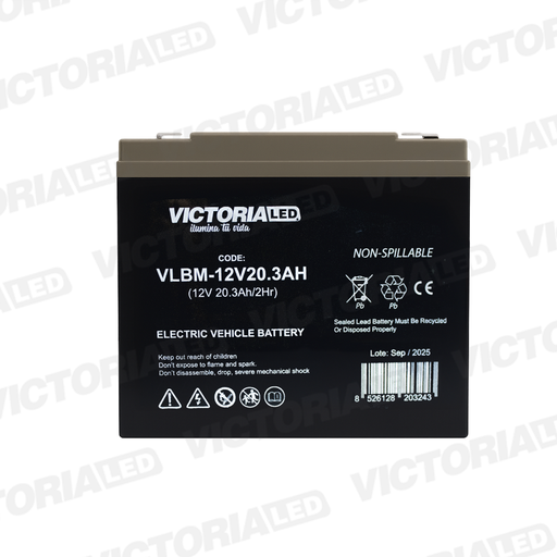 [VLBM-12V20.3AH] BATERIA PLOMO ACIDO 12V 20AH VICTORIA LED