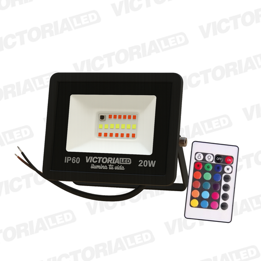 [VL-RGB20W] VICTORIA LED REFLECTOR RGB 100-240V FP0.5